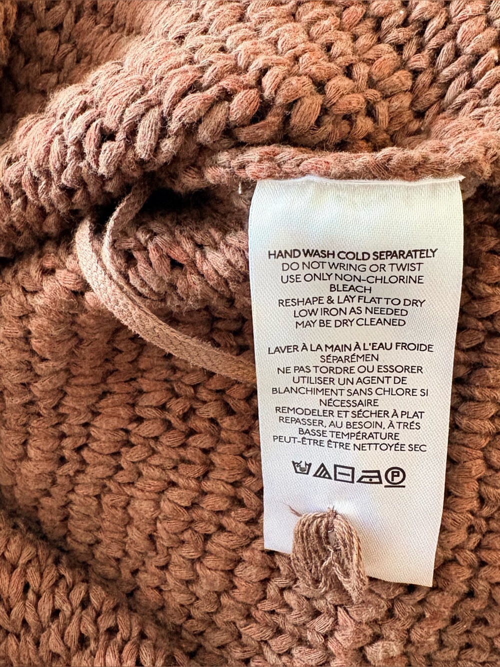 Anthropologie Pilcro Sleeveless Turtleneck Knit Sweater Vest in Brown Size S - Picture 8 of 9